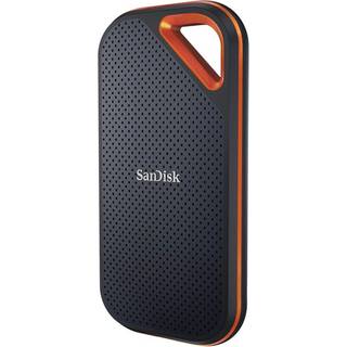 SanDisk Extreme PRO Portable V2 SSD - 1TB - Sort - Ekstern SSD - USB 3.2 Gen 2x2