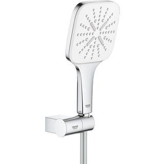 GROHE RSH SmActCUBE håndbrssæt m håndbruser holder, Silverflex bruseslange 1.500 mm