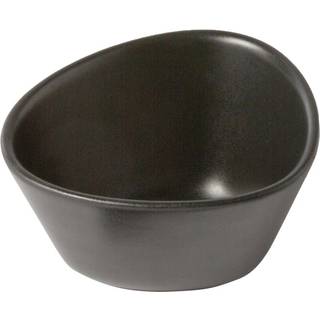 LIND DNA Curve Stoneware skål S 10x11 cm Black