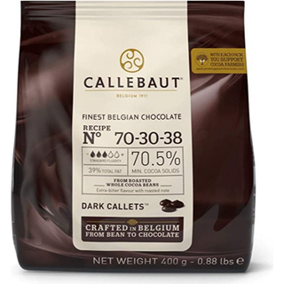 Callebaut Chokolade Mørk - 70,5 % Kakao, 400g