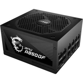 MSI MPG A850GF Strømforsyning - 850 Watt - 140 mm - 80 Plus Gold certified