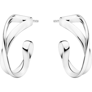 INFINITY små øreringe, Georg Jensen, Sterlingsølv
