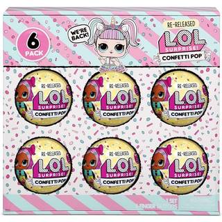 L.O.L. Overraskelse! Confetti Pop 6 Pack Angel - 6 Re -Released Dolls hver med 9 overraskelser (571605)