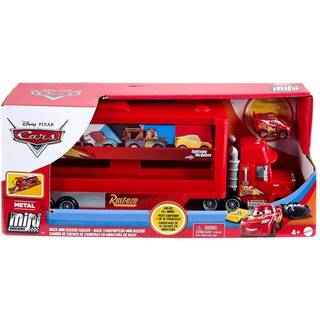 Disney Cars Mack Transporter med plads til op til 18 mini racers - 1 diecast Lynet McQueen inkluderet