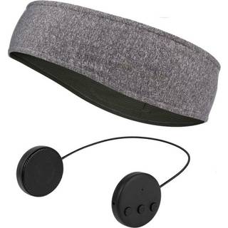 Pandebånd med Bluetooth høretelefoner og mikrofon Sort
