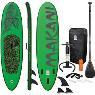 Surfbræt Stand Up Paddle SUP bord Makani padle bord oppustelig grøn 320cm