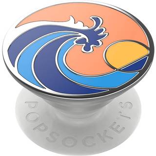 PopSockets PopGrip Enamel Premium - Ride the wave coral