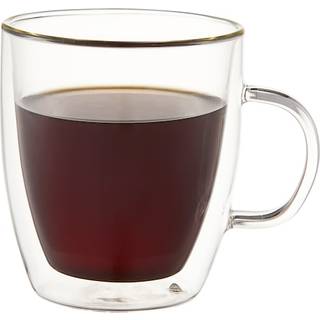 Dorre Kirk kaffekop dobbeltvægget 24 cl 2-pak Glas