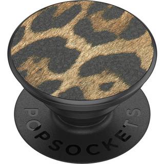 POPSOCKETS Pebbled Vegan Leather Rose Gold Premium Holder og Stand