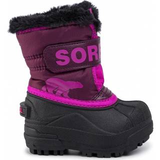 Sorel Toddler Snow Commander Vinterstøvler, Purple Dahlia/Groovy Pink, 21