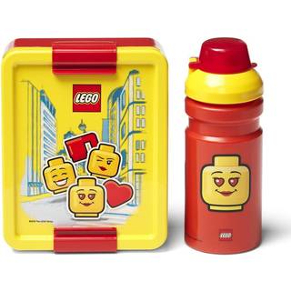 LEGO Storage Madkasse og drikkedunk - LEGO-rød og gul