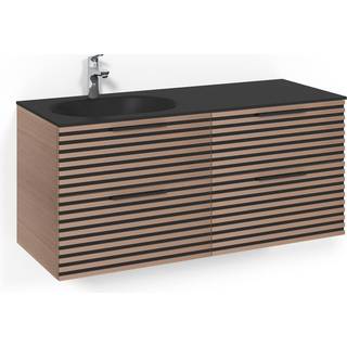 Macro Design Vaskeskab Crown Stripe Med Håndvask i Glas