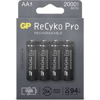 AA genopladelige batterier | GP Recyko Pro | 2000mAh