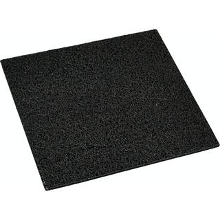 PLUS Cubic kunststofmåtte, sort/plast, 40 x 40 cm