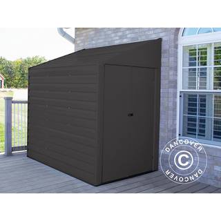 Vægskur Arrow 1,24x2,03x2,08m,2,38m²,Antracit
