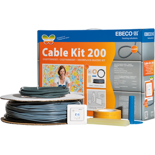 Ebeco Cable Kit 200 Gulvvarme sæt 8,9 m, 100 W