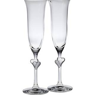 L'amour Sweethearts Satin Champagneglas 17cl, 2-pak - Stölzle