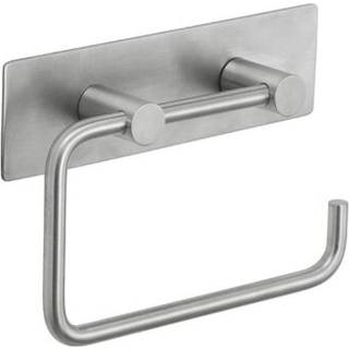 Pressalit  Home, toiletpapirholder med bagplade, børstet - IH10210