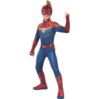 Captain Marvel Kostume Udklædningstøj (3-7 år)(Str. 132/M)