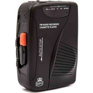 GPO Kassetteafspiller/Walkman (Sort)