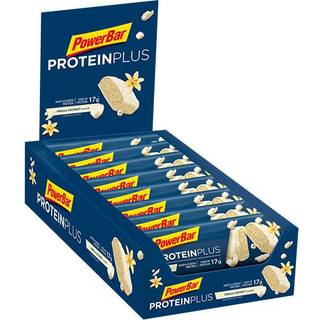 PowerBar 30% Protein Plus Energibar Vanilje kokos x15
