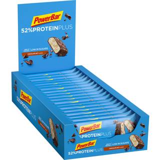 PowerBar 52% Protein Plus Energibar Chokolade x20
