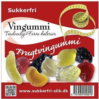 Coala's Naturprodukter Sukkerfri Frugtvingummi - 80 g.