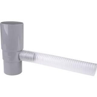 Plastmo vandudtag med flexslange, PVC, Ø75 mm, grå