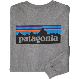 Patagonia L/S P-6 Logo Responsibili-Tee Longsleeve Herrer størrelse XS farve grå