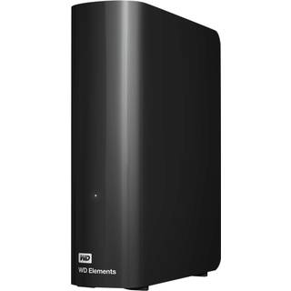 WD Elements Desktop - 16TB - Ekstern Harddisk - Sort