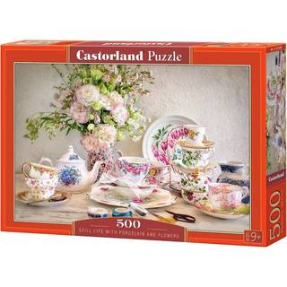 Still Life with Porcelain and Flowers, Puzzle 500 Teile