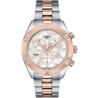 Tissot Uhren - PR 100 Sport Chic Chronograph - T1019172211600 - bicolor