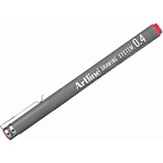 Artline Drawing System 0.4 rød