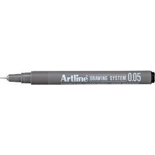 12 x Artline Tech Drawing pen 0,05mm sort
