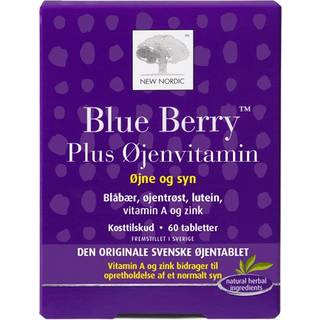 New Nordic Blue Berry Plus Øjenvitamin (60 Tab.)