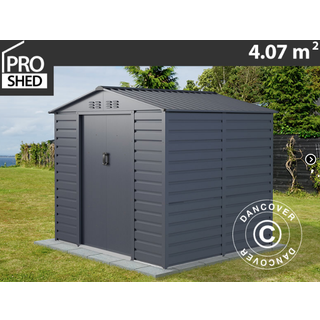 Redskabsskur Redskabsrum Haveskur 2,13x1,91x1,90m, 4,07m²,ProShed®, Antracit