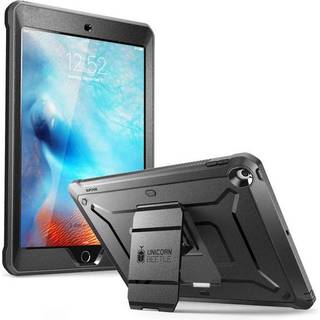 iPad 10.2" 2019 Håndværker Cover - Supcase Unicorn Beetle Pro Cover m. Beskyttelsesfilm - Sort