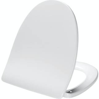 Presalit Toiletsæde Norden S798 med soft close, lift-off og Polygiene, Hvid, Universalbeslag, bundmonteret
