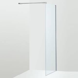 Brusevæg Duschbyggarna Solo De Luxe 1000 Klart Glas/Krom