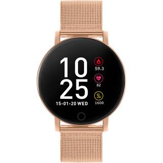 Reflex Active Series 05 Quartz Black Dial Rose Gold PVD Milanese Bracelet Ladies Watch RA05-4016