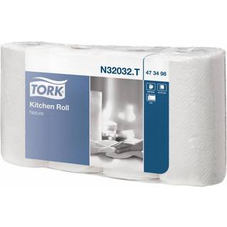 Tork Plus Ekstra lang køkkenrulle 2-lags 473498 hvid, 20 ruller