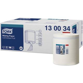 Tork Aftørringspapir Standard, M2 Centerfeed rulle, hvid (6 ruller) - 130034