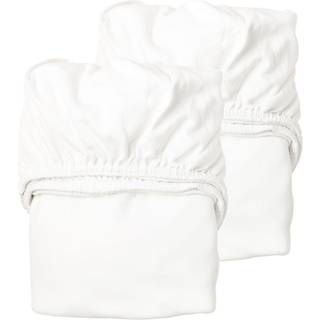 Leander Cradle Sheets 2 pcs, Organic Snow