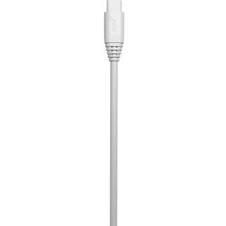 GEAR Synkkabel USB-C 2.0 3,0m gen2 Rundt Kabel Hvid