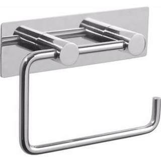 Saniscan Interio Home toiletpapirholder m/bagplade, poleret rustfrit stål