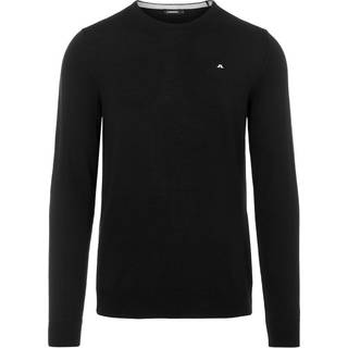 J.Lindeberg Lyle True Merino Crew Neck Pullover Black