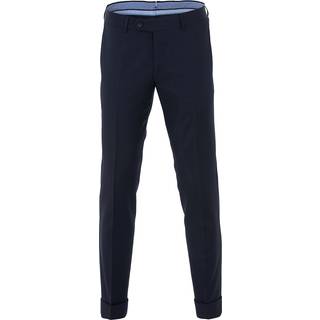 Morris Prestige Wool Suit Trousers Navy