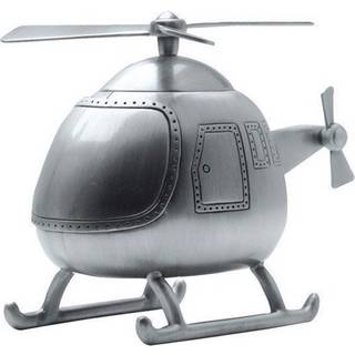 NOA Kids - Sparebøsse m. helikopter (fortinnet)