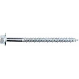 NKT byggeskrue FZB 6kt m/flange 6×40, 100stk