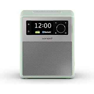 Sonoro Easy valnød - sølv - FM- eller digitalt internetbordradio